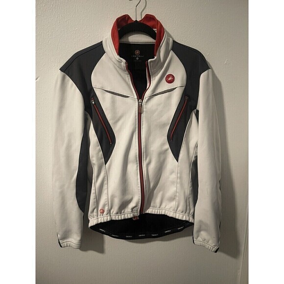 Castelli Rosso Corsa Donna Wind Stopper Full Zip Jacket Women’s Size XL - Picture 2 of 11